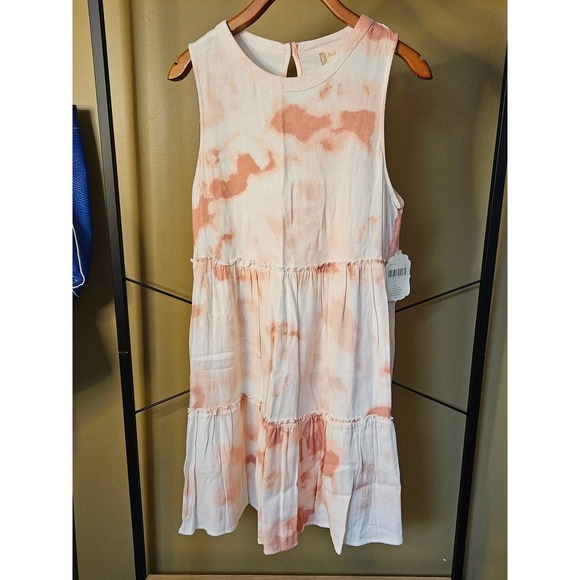 Altar'd State Tie Dye Sun Dress Size L New With Tags - Picture 3 of 7